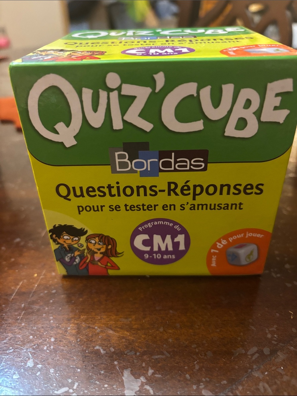 Quiz'Cube Kids Trivia Game - Green